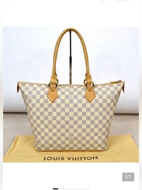 Authentic Louis Vuitton Saleya MM Damier Azur tote!!!